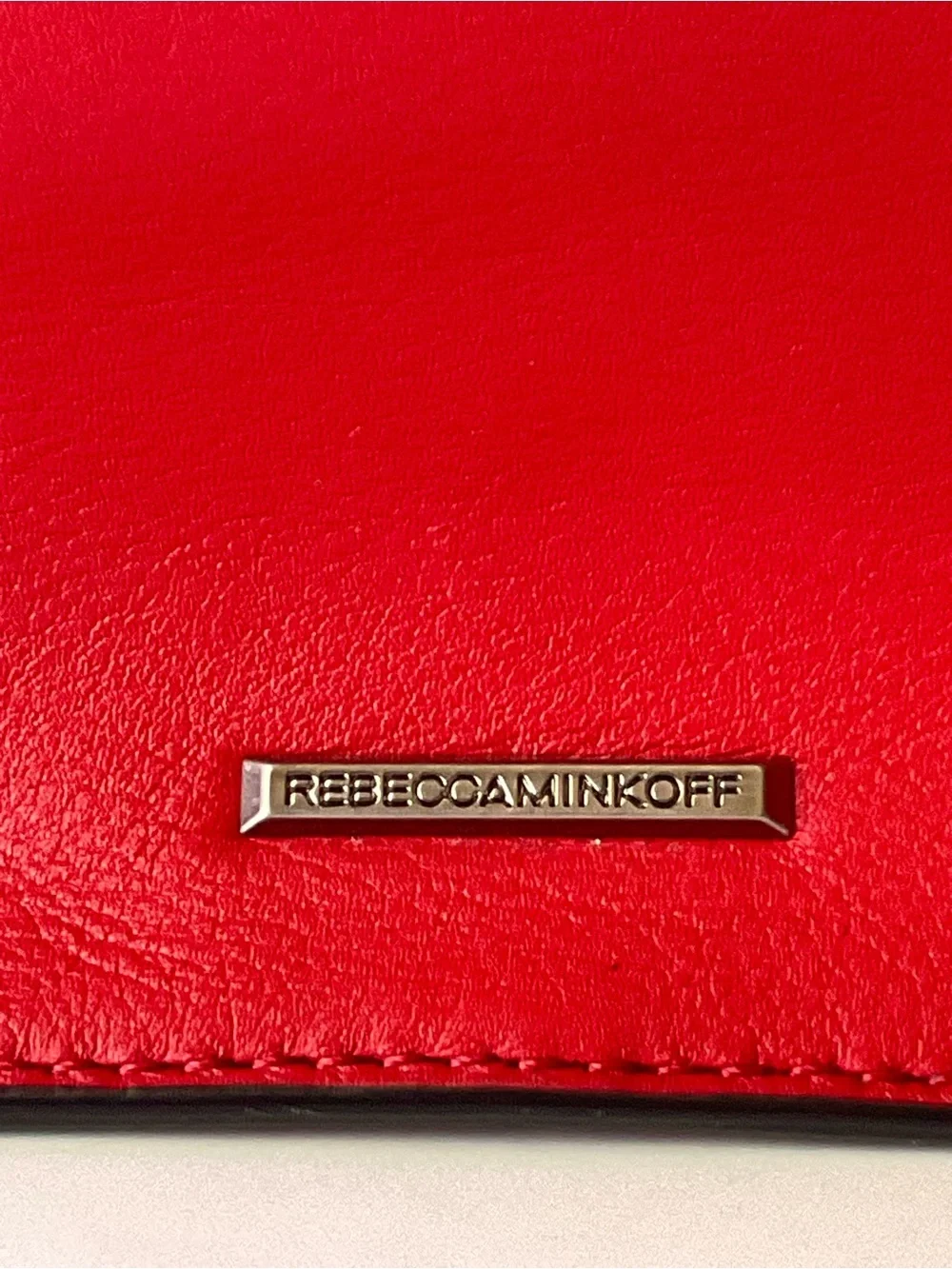 Rebecca Minkoff Red Studded Leather Crossbody Bag -